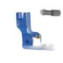 Imagem de Kit Pé Calcador de Teflon Pesponto Compensado Lado Direito 5mm TCR-3/16E com Engate Rápido