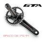 Imagem de Kit Pe De Vela Single Gta Rx 175mm Coroa Única Narrow Wide 34 Dentes Integrado Pedivela Hollowtech Com Central 9v 10v 11v 12v Mtb