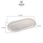 Imagem de Kit Pearl Cristal Xícaras 80ml Chá Com Pires & Travessa Oval