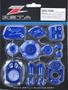 Imagem de Kit Peças Anodizadas Billet Kit Zeta Wrf 250 17/19+Wrf 450 16/18+Yzfx 250 15/23+Yzfx 45-Azul