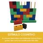 Imagem de Kit Pedagógico Educativo Jogo Tetris E Torre Hanói Madeira