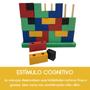 Imagem de Kit Pedagógico Educativo Jogo Tetris e Torre Hanói Madeira
