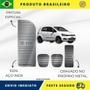 Imagem de KIT Pedaleira de Carro E Descanso de PÉ 100% AÇO INOX modelo do carro Volkswagen Fox Run 2003 acima Envio Rápido Brasil