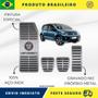 Imagem de KIT Pedaleira de Carro E Descanso de PÉ 100% AÇO INOX modelo do carro Volkswagen Up Connect Wolfsburg Edition Sf 2014 acima Envio Rápido Brasil