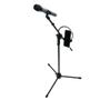 Imagem de Kit Pedestal Tripé +Suporte p/ Celular+ Microfone com Fio