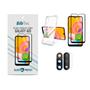 Imagem de Kit Película 3D Vidro + Capa Transparente + Película de Câmera para Samsung Galaxy A01