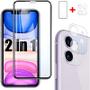 Imagem de Kit Pelicula De Vidro 3D Frontal + Pelicula Camera Traseira Para Iphone 11
