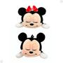 Imagem de Kit Pelúcias Mickey E Minnie Dormindo 12cm F0169 - Fun