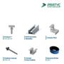 Imagem de Kit perfil mini trilho pratyc 55 cm
