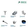 Kit Perfil Mini Trilho Pratyc 55 Cm Imagem de Kit Perfil Mini Trilho Pratyc 55 Cm