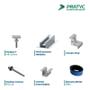 Kit Perfil Mini Trilho Pratyc 55 Cm Imagem de Kit Perfil Mini Trilho Pratyc 55 Cm