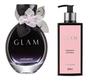 Imagem de Kit Perfume Glam  Mahogany 100ml + Hidratante Glam 300ml Mahogany + Caixa para presentear 