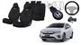 Imagem de Kit Personalizado Capas Tecido Estofado Assentos Honda City 19-24 + Volante + Chaveiro