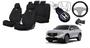 Imagem de Kit Personalizado Capas Tecido Estofado Assentos Honda HRV 20-24 + Volante + Chaveiro