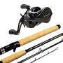 Imagem de Kit Pesca Carretilha Maruri Black Tamba BG + Vara Maruri Supreme 2,13m 20-40 Lbs