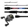 Imagem de Kit Pesca Carretilha New Ventura VT10 + Vara Lamazon Ramphastos 561M 1,68m 17 Lb