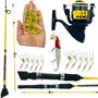 Imagem de Kit Pesca Esportiva Junior Molinete com linha + Vara + Iscas