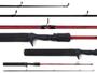 Imagem de Kit Pesca Vara 1,50m 25lbs 2P + Carretilha M21 Pro Black Blue + Linha Multifilamento 100m + Acessórios (Ref. 213)