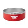 Imagem de KIT PET COMEDOURO E TAPETE - InoxDine1 1200ml Vermelho, Tapete Higienico 60x90cm