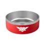 Imagem de KIT PET COMEDOURO E TAPETE - InoxDine1 1200ml Vermelho, Tapete Higienico 60x90cm