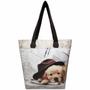 Imagem de Kit Pet Feminino Cachorrinho de Chapéu com Bolsa, Necessaire e Chinelo, Magicc