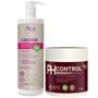 Imagem de Kit Ph Control Acidificante 500g e Shampoo Cachos 1l Apice Cosmétics - 2 Itens - Apse