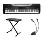 Imagem de Kit Piano Arranjador Kurzweil KA70 com Banqueta e Luminária