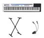 Imagem de Kit Piano Digital Casio PX5S WE com Suporte e Luminária