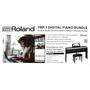 Imagem de Kit Piano Digital Com Banco, Estante e Fone FRP1 - Roland