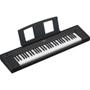 Imagem de Kit Piano Digital NP 15B Piaggero Preto 61 Teclas com Fonte Bivolt Yamaha e Suporte em X