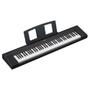 Imagem de Kit Piano Digital NP 35B Piaggero Preto 76 Teclas com Fonte Bivolt Yamaha e Suporte em X