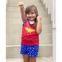 Imagem de Kit Pijama Mãe e Filha Baby Doll Regata Maravilha Conjunto