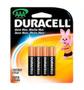 Imagem de Kit Pilhas Duracell Alcalina Aaa Com 4 Unidades