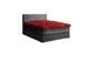 Imagem de Kit Pillow Top Casal Size Com 2 Travesseiros Siliconados Vermelho
