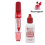 Imagem de KIT - Pincel Marcador QBX + Tinta p/ Quadro Branco 30ML