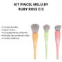 Imagem de Kit Pincel Melu By Ruby Rose C/3