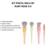 Imagem de Kit Pincel Melu By Ruby Rose C/4