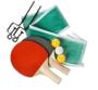 Imagem de Kit Ping Pong C/ 2 Raquete 3 Bolinhas 1 Rede + Suporte Mesa