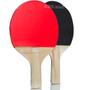Imagem de Kit Ping Pong Com 2 Raquete 3 Bolas E Rede Tênis De Mesa