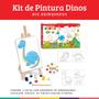 Imagem de Kit Pintura Dinos Desenvolvimento Infantil Nig Brinquedos