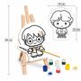 Imagem de Kit Pintura Harry Potter Wizarding World Nig Brinquedos Com Cavalete E Tintas Artes Infantil