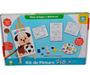 Imagem de Kit Pintura Infantil Madeira com Cavalete Tintas e Pincel Nig Brinquedos Educativos