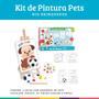 Imagem de Kit Pintura Pets Divertido Educação Infantil Nig Brinquedos