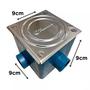 Imagem de Kit Piscina 2x Caixa De Passagem Pooltec Com Tampa Em Inox
