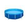 Imagem de Kit Piscina Circular Estrutural 4500 L + Capa + Forro Mor