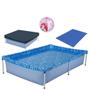 Imagem de Kit Piscina de Armacao Infantil 1000l + Capa + Forro + Bola Inflavel Das Princesas  Mor 