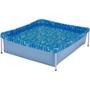 Imagem de Kit Piscina de Armacao Retangular Infantil 400 Litros + Boia Inflavel Homem-aranha  Mor 