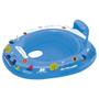 Imagem de Kit Piscina de Armacao Retangular Infantil 400 Litros + Bote com Fralda Azul  Mor 