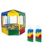 Imagem de Kit Piscina de Bolinhas Oitavada 2,00m Premium 1000 Bolinhas Resistente