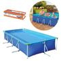 Imagem de Kit Piscina Premium 6200 L+ Oculos Natacao Infantil Verde+ Bola 40 Cm  Mor 